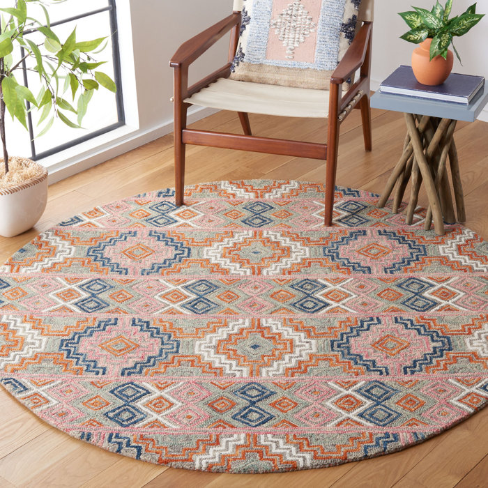 Union Rustic Deyoung Wool Orange Rug & Reviews Wayfair